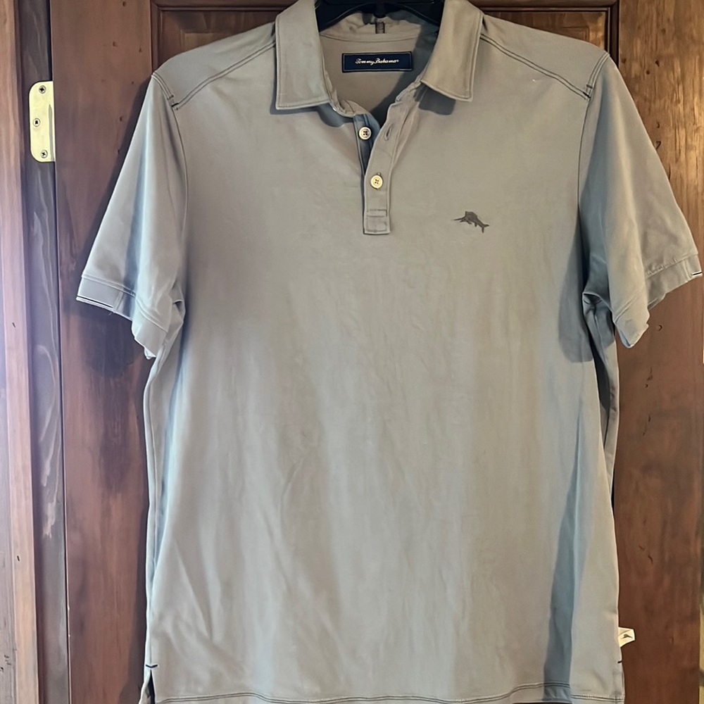 Tommy Bahama men’s shirt, very light blue